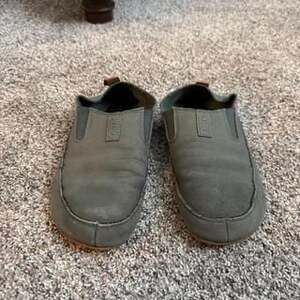 Xero Shoes Women's Sunrise Blue-Grey Faux Wool Slip-On Barefoot Shoes